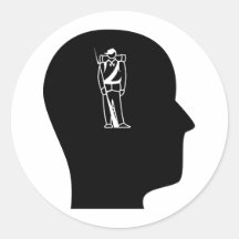 Thinking About Civil War Sticker