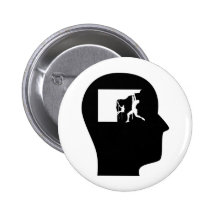 Thinking About Climbing Pinback Button