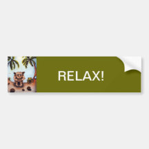 Thinking About Coconuts Bumper Sticker