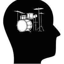 Thinking About Drums Acrylic Cut Outs