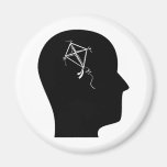 Thinking About Kites Fridge Magnets