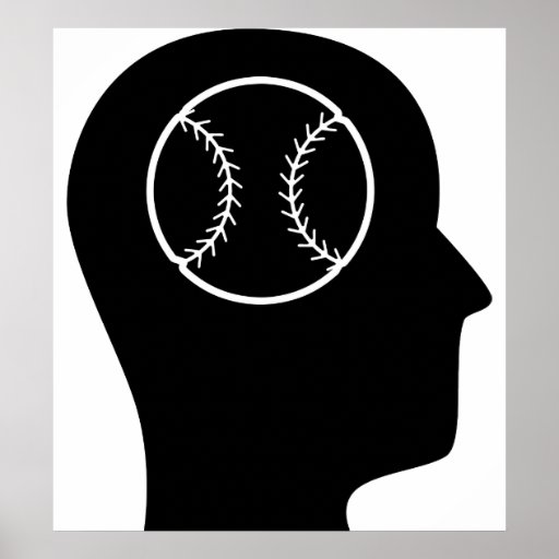 Thinking About Softball Poster