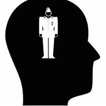 Thinking About Soldier Photo Cutout
