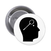 Thinking About Squash Pinback Button