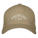 Thinking Cap embroidered hats