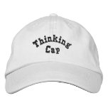 Thinking Cap Humorous Embroidered Baseball Cap