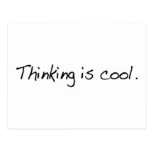 Thinking Is Cool Postcards