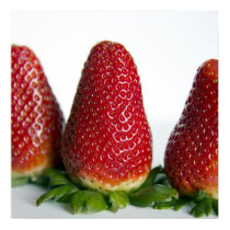 Thinking of strawberries, poster posters