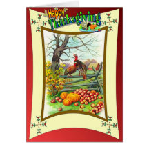 Thinking of you at Thanksgiving Card