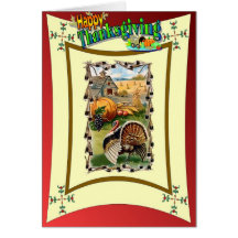 Thinking of you at Thanksgiving Card