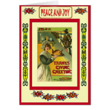 Thinking of you at Thanksgiving Greeting Card