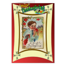 Thinking of you at Thanksgiving Greeting Card