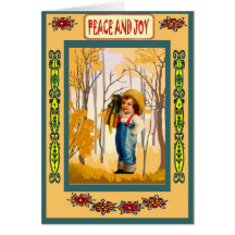 Thinking of you at Thanksgiving Greeting Card