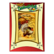 Thinking of you at Thanksgiving Greeting Cards