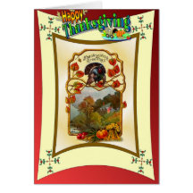 Thinking of you at Thanksgiving Greeting Cards