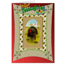 Thinking of you at Thanksgiving Greeting Cards