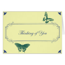 Thinking of You - Butterflies Yellow cards