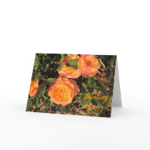 Thinking of You: Coral roses Cards