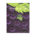 Thinking of You Grapes Post Card postcards