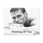 Thinking Of You Postcard - Male Hunk