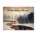 Thinking of You Postcard Peaceful Landscape