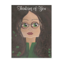 Thinking Of You Quantum Cutie Ivy Postcard