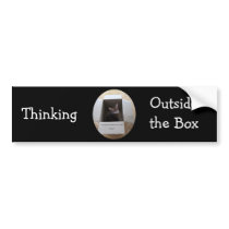 Thinking Outside the Box Bumper Stickers