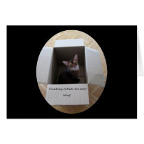 Thinking Outside the Box Greeting Card