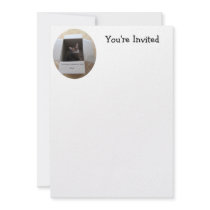 Thinking Outside the Box Custom Invitation