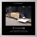 THINKING TOO FAR OUTSIDE THE BOX posters