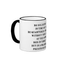 Third Amendent Text Coffee Mug
