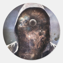 Third Eye Space Man Sticker