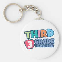 Third Grade Teacher Key Chains