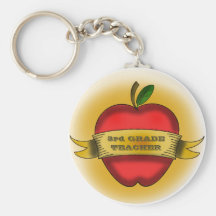 third grade Teacher Keychain