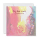 THIRD MASK masquerade ball ,gold red yellow blue invitations