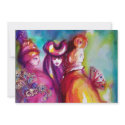THIRD MASK masquerade ball ,gold red yellow blue invitations