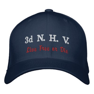 Third New Hampshire Volunteers Hat Embroidered Baseball Caps Third New Hampshire Volunteers Hat Embroidered Baseball Caps