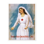 Third Red Cross Roll Call, 1918 postcards