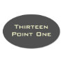 Thirteen Point One (13.1) Half Marathon Sticker