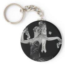 Thirties Dancing Deco Keychain