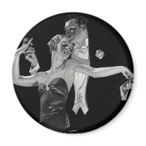 Thirties Dancing Deco Magnet
