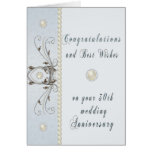 Thirtieth Wedding Anniversary Greeting Card