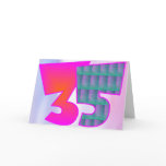 Thirty Five Birthday Card