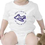 This baby is a future pilot, wants to fly aeroplan