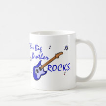 This Big Brother Rocks Coffee Mugs