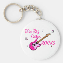 This Big Sister Rocks Keychains