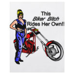 This Biker Bitch Rides her Own flyers