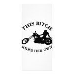 This Bitch Rides her Own Chopper rack cards