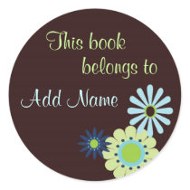 This Book Belogns To... Label Stickers