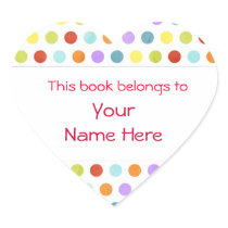 This Book Belongs To Custom Sticker